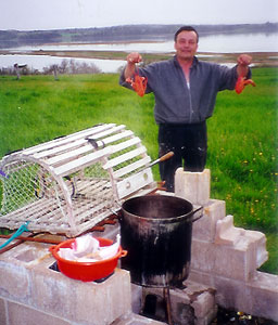 Lobster Boil at Nova Scotia's Seascape Oceanfront Cottages